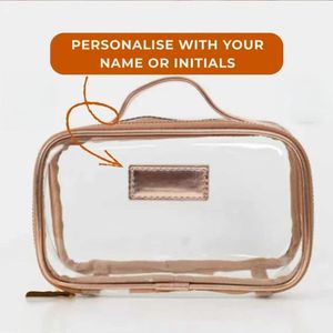 Durable Waterproof PVC Makeup Bag High Quality Women Transparent PVC Cosmetic Bags Custom Zipper <b>Pull</b> Toiletry Bag For Women - Product Image 3