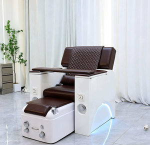 Luxury Multi-Functional Modern Recliner Pedicure Manicure Knead Massage Pedicure Station for Nail Spa Salon with Foot Spa Chair - Product Image 1