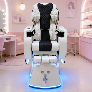 Sillón de Pedicura para Spa con Masaje de Espalda y Pies, Drenaje Automático, Sillón de Pedicura de Lujo con Plomería para Salón de Belleza - Product Image 5