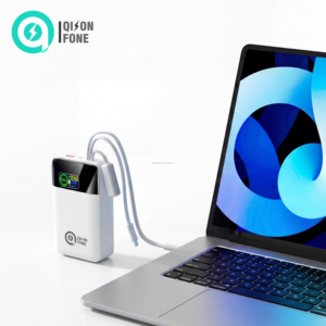 Banco de Energía para Portátil de 65W con Tecnología GaN, Carga Rápida, 30000mAh, Cables Dobles Integrados, Mini, Seguro para Viajes Aéreos, con Logotipo Personalizado, Venta al Por Mayor de Fábrica - Product Image 6