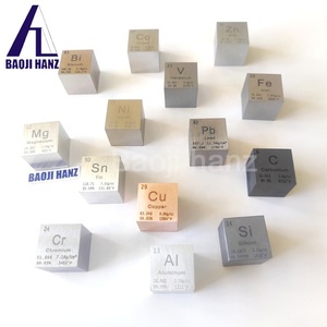 Cubos Metálicos Elementales de 10MM: W, MO, Ti, Zinc, Cr, Al, Cu, Ag, Tin, Cr - Product Image 2