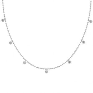 Dylam High Fine Elegance Design Jewelry 925 Silver Link Chain 5A Cubic Zirconia Multiple Pendants Necklace Stylish Jewelry - Product Image 1