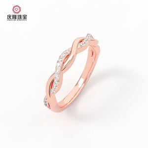 แหวนเพชรแล็บโกรว์ทองคำแท้ 18K 14K 9K ดีไซน์สั่งทำพิเศษ - Product Image 2