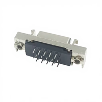 Connecteur femelle SCSI 20 broches pour carte PCB, prise 20P, angle droit vertical, borne de connecteur femelle SCSI-20