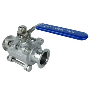 Válvula de Vacío Serie KF KF16 KF25 KF40 KF50 de Acero Inoxidable 304/316 con Abrazadera Tri-Clamp Manual de Alta Resistencia - Product Image 4