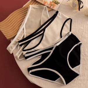 Biancheria intima femminile a buon mercato all'ingrosso da donna mutandine da donna di mezza ascesa morbide comode e traspiranti 100% puro cotone per le signore - Product Image 3