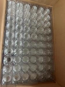 5ml 9ml vuông tròn sáp lọ thủy tinh kem chứa dầu dày nắp đen du lịch xách tay lọ mỹ phẩm đóng gói <span class=keywords><strong>container</strong></span> - Product Image 3