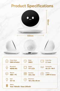 Giocattolo Interattivo per Animali Domestici DIMI AI Smart, <span class=keywords><strong>Robot</strong></span> Elettronico Multifunzione da Scrivania con Controllo Vocale per Assistenza alla Guida - Product Image 4