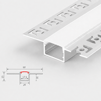 Perfil de Aluminio LED de Alta Calidad, Barra de Luz LED, Luz Lineal Creativa para Pared