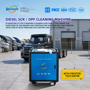 <strong>DPF</strong> Diesel Particulate Filter Cleaner Machine CE Certificate Brown BR-SCR-B03 with Testing and Drying - Product Image 1