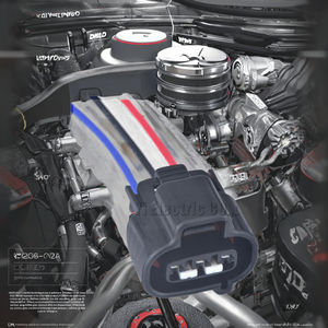 自動ワイヤーハーネス3ウェイオルタネータープラグコネクタユニバーサルマスタングレンジャー用フォーカスエクスプローラークラウンビクトリア - Product Image 2