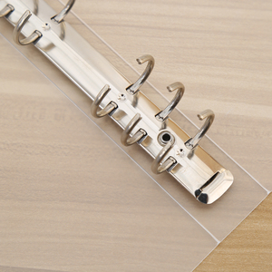 Chất lượng cao 9-lỗ kim loại chất kết dính thư mục nhà máy bán hàng trực tiếp của <span class=keywords><strong>PP</strong></span> <span class=keywords><strong>Frosted</strong></span> thư mục trong suốt cho nộp hồ sơ sản phẩm - Product Image 5