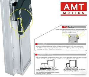 Module de vis à billes à guidage linéaire de haute précision semi-fermé avec table coulissante intégrée - Product Image 1