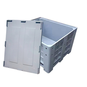 Cao cứng nhắc HDPE lớn tái sử dụng rắn bên <span class=keywords><strong>Pallet</strong></span> <span class=keywords><strong>container</strong></span> hộp và Thùng thùng hàng hóa & Thiết bị lưu trữ để bán - Product Image 5