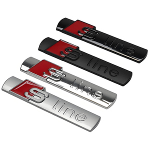 1000 Pezzi Adesivi Metallici per Auto <span class=keywords><strong>Audi</strong></span> Sline, Decorazioni Metalliche per Carrozzeria, Prezzo Basso, Spedizione Veloce - Product Image 1