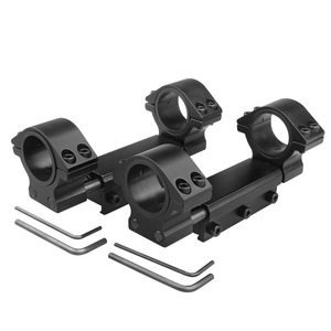 <strong>Hot</strong> Sale Adjustable 25.4/30mm Universal Aiming Aluminum Alloy Conjoined Bracket Spring Pipe Clamp for <strong>Scope</strong> Mounts Accessories - Product Image 1