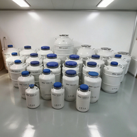 Contenedor Portátil para Transferencia de Embriones Bovinos Pequeños, YDS2/3/6/10, Frasco de Almacenamiento de Semen con Nitrógeno Líquido para Campo