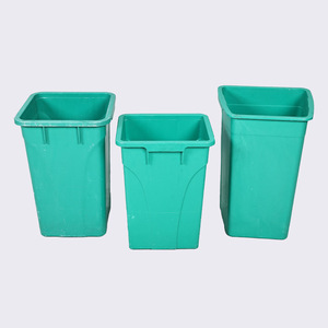 Cubo de basura rectangular de plástico para exteriores, 25x31x43cm, con contenedor interior extraíble para uso en exteriores - Product Image 3