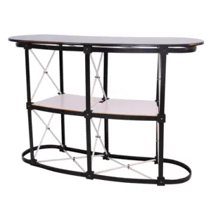 Présentoir portable pliable en aluminium, comptoir Pop-up, pour affichage publicitaire, <span class=keywords><strong>Table</strong></span> de Promotion avec pliage - Product Image 2