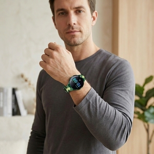 <span class=keywords><strong>Reloj</strong></span> <span class=keywords><strong>Inteligente</strong></span> para <span class=keywords><strong>Hombre</strong></span> de Fábrica OEM, Diseño Camuflaje, Pantalla Redonda, Monitor de Ritmo Cardíaco, con Esfera y Logotipo Personalizables - Product Image 6