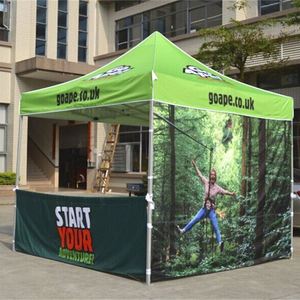 Customized Luxury Multi-Size 600D Oxford 10X10ft Outdoor <b>Pop</b>-<b>Up</b> Advertising Tent With Activity Sign. - Product Image 2