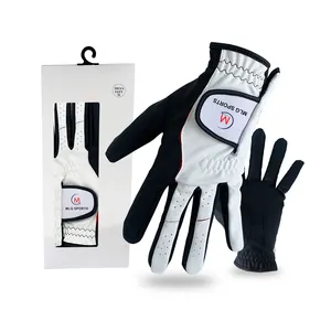 Offre Spéciale personnalisé respirant antidérapant en peau de mouton doux indonésie 100 AAA Cabretta cuir gros gants de golf