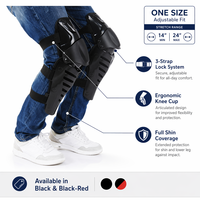 Protections de genoux et de tibias pour moto, certifiées CE, coque rigide en PE, protection complète des jambes, réglables, équipement de protection pour motocross et course tout-terrain