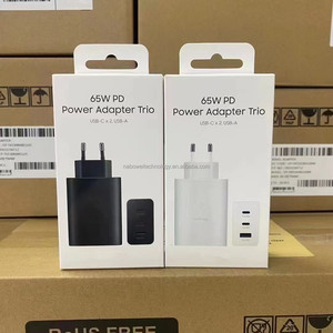 Il più venduto 65W Trio Super veloce caricatore USB C <span class=keywords><strong>caricabatterie</strong></span> per <span class=keywords><strong>Samsung</strong></span> Galaxy S26 S24 S23 S22 Note20 Ultra veloce adattatore caricatore - Product Image 5