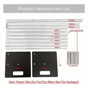 6-10 ft Adjustable Aluminum Single Horizontal Bar <b>Backdrop</b> <b>Stand</b> Curtain Decoration Pipes for Exhibition Wedding - Product Image 6