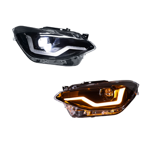 Phare de voiture pour <span class=keywords><strong>BMW</strong></span> F20 F21 Série 1 118i 120i 2012-2015, ensemble de phares LED automatiques, lentille bifocale, accessoires de phare avant - Product Image 1