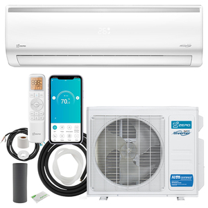 <b>Split</b> Air Conditioner 12K/18K/24K BTU Variable Frequency Heat Pump R32 Refrigerant for Hotel & Household Use High Efficiency up - Product Image 1