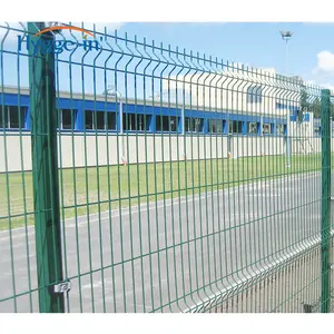 Wholesale Cheap Design American Boundary Wall Fence High Way Protection Fence Wire Fencing For Sale
