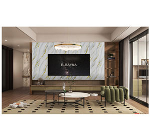 <span class=keywords><strong>Panneau</strong></span> <span class=keywords><strong>mural</strong></span> décoratif en PVC effet marbre UV pour intérieur, idéal <span class=keywords><strong>derrière</strong></span> le téléviseur, moderne, ignifuge et étanche - Product Image 4