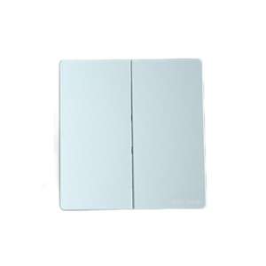 British Standard Luxury 86 Computer Panel Glass Light <b>Switch</b> 2 Sets 1-Way 2-Way EU Household Bipolar Made of Durable PC Material - Product Image 1