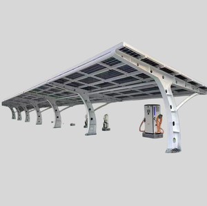 Système de montage <span class=keywords><strong>solaire</strong></span> pour abri de <span class=keywords><strong>voiture</strong></span> résidentiel, imperméable, en aluminium - Product Image 1