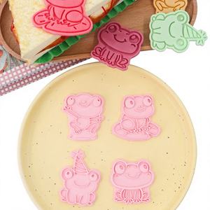Cortador de <span class=keywords><strong>Galletas</strong></span> 3D de la Serie Frog Prince, Molde para <span class=keywords><strong>Galletas</strong></span> con Relieve de Arcilla para Manualidades - Product Image 2