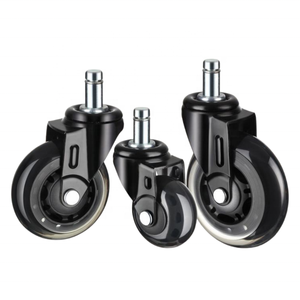 Roulette transparente 75mm 3 pouces pour tous les sols <span class=keywords><strong>Roulettes</strong></span> <span class=keywords><strong>de</strong></span> <span class=keywords><strong>chaise</strong></span> <span class=keywords><strong>de</strong></span> <span class=keywords><strong>bureau</strong></span> non marquantes - Product Image 2