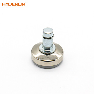 Pieds réglables en métal Hyderon, pieds de chaise en acier inoxydable, design antidérapant et silencieux, installation facile - Product Image 2