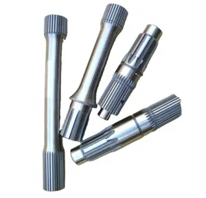 Precision CNC machining customized design different models Spline gear involute spline Shaft splined rod for you