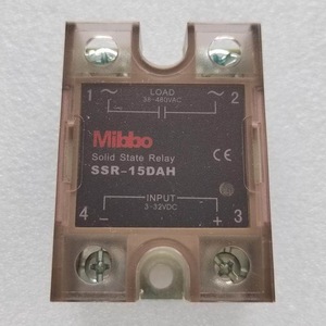 มิบโบ โซลิดสเตตรีเลย์ SSR-15DAH 15A 36-480VAC เฟสเดียว 3-32VDC อินพุต - Product Image 1