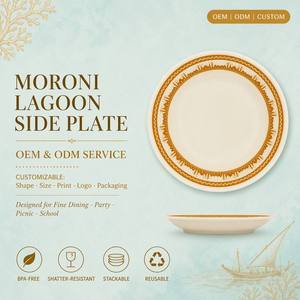 OEM ODM Custom Melamine Dinnerware Plate 5.5in Kids Fruit Cut Picnic <strong>Basket</strong> Worktop Stackable Hotel Starter Course Drop Proof - Product Image 1