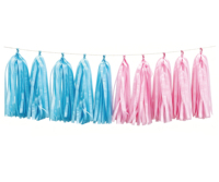 Guirlande de pompons en papier à assembler soi-même en gros, fournitures de bannière suspendue pour fête, décoration murale d'événements