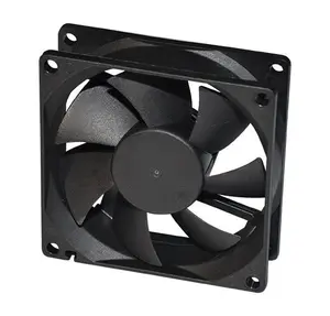 Ventilador de fluxo axial 80x80x25, ventilador de fluxo de escape axial 8025