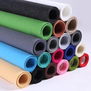 Feuilles de feutre coloré non tissé en polyester aiguilleté, épaisseur 1mm-5mm, pour artisanat et <span class=keywords><strong>décoration</strong></span> DIY, vente en gros - Product Image 1