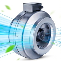 Ventilateur de conduit circulaire en métal industriel de haute qualité 930CFM
