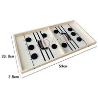 Jeu de hockey de table rapide en bois, jeu interactif pour adultes et enfants, jeu de société international