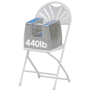 Popolare Sedia Pieghevole da <span class=keywords><strong>Giardino</strong></span> Leggera in Plastica Bianca <span class=keywords><strong>per</strong></span> Interni ed Esterni Ideale <span class=keywords><strong>per</strong></span> Eventi e Matrimoni - Product Image 3