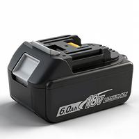 Batterie au lithium 18V 6.0Ah Makita BL1860 avec cathode LiFePO4, 4000 cycles, indicateur LED pour outils électriques sans fil 18V