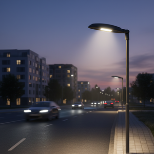 <span class=keywords><strong>Farola</strong></span> <span class=keywords><strong>de</strong></span> Jardín Circular <span class=keywords><strong>de</strong></span> Dos Brazos, Luminarias Multifuncionales Atinia, <span class=keywords><strong>Farola</strong></span> para Caminos <span class=keywords><strong>de</strong></span> Bicicletas y Peatones, Iluminación Urbana - Product Image 3