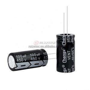 450V100UF volumen 18X35 fuente de alimentación conmutada Nuevo auténtico condensador electrolítico chongx 100UF 450V - Product Image 1